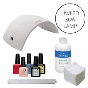 UV nail polish starter kit shellac