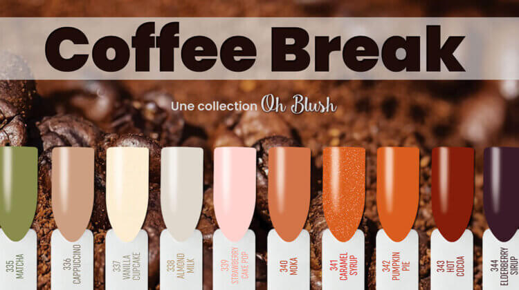 collection poudres Ongles Coffee break Automne 2024