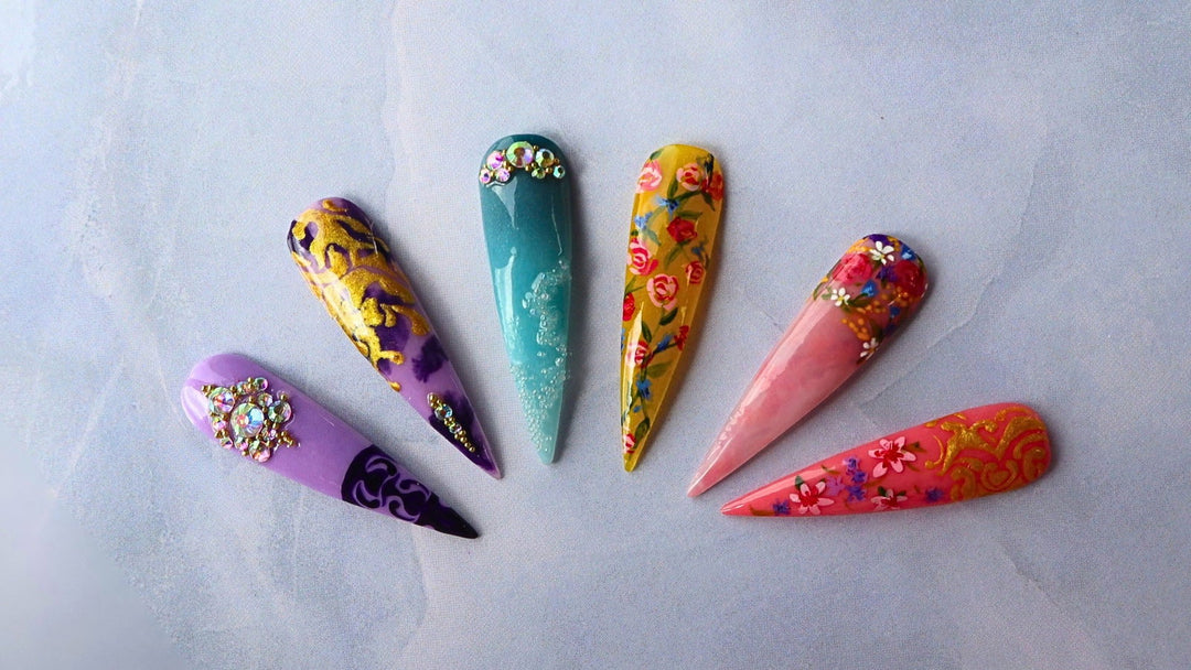 Ongles inspirés de Bridgerton