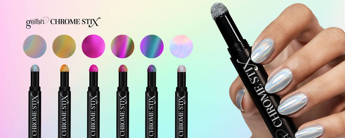 Avez-vous testé les Gelish Chrome Stix ?