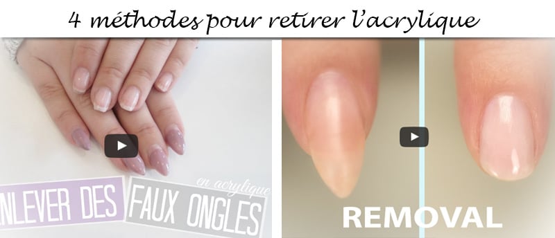 Comment retirer des ongles en acrylique