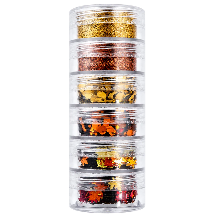 Ensemble Nail Art paillettes (6 pcs)