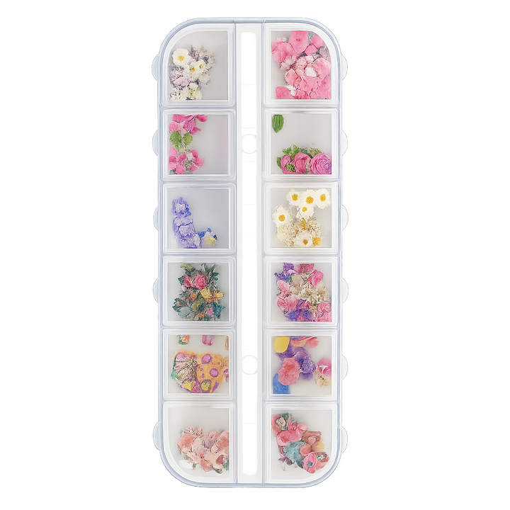 12 Shapes Flower Nail Art Set