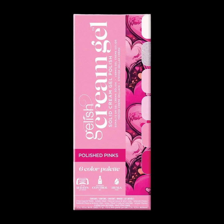 Gelish Crème Gel 6PC Palette – Polished Pinks
