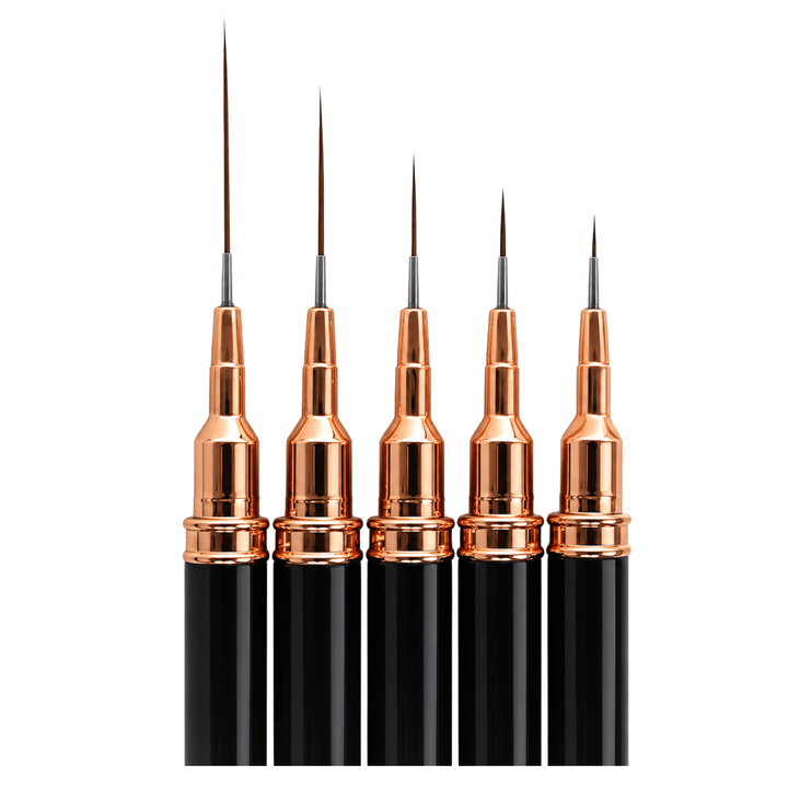 Ensemble Pinceaux liner Nail Art (5 pinceaux)