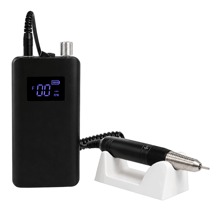 Rechargeable Electric Nail Drill 40K 110V – Black