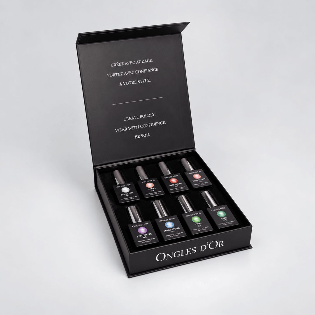 Coffret vernis gel magnétique Ongles d&