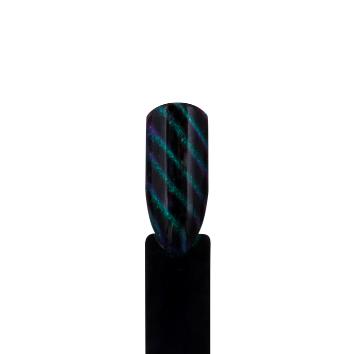 Cat Eye Nail Art Magnet - Stripe pattern