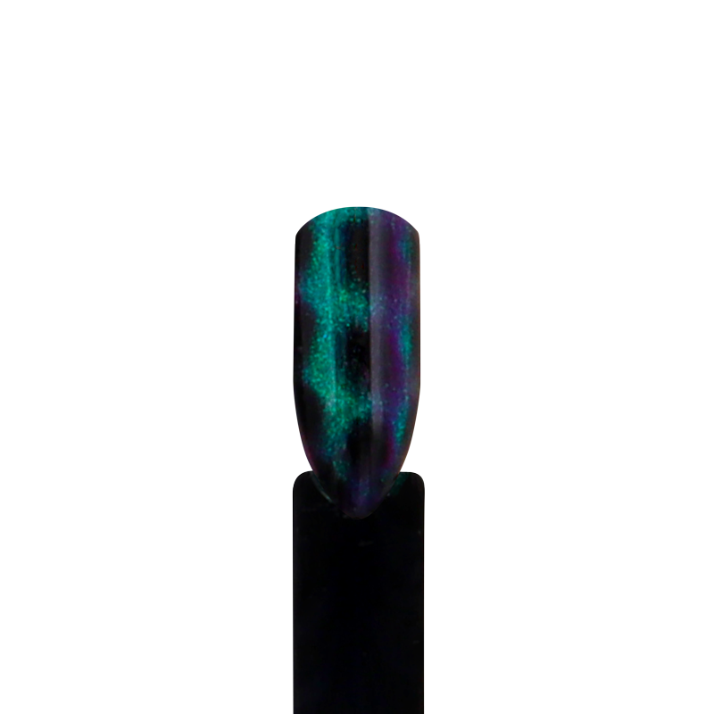Aimant nail art pour Déco Oeil de Tigre (Cat Eye) 1 bout - mauve/noir
