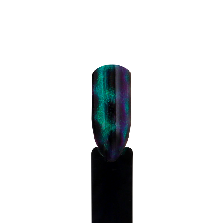 Aimant nail art pour Déco Oeil de Tigre (Cat Eye) 1 bout - mauve/noir