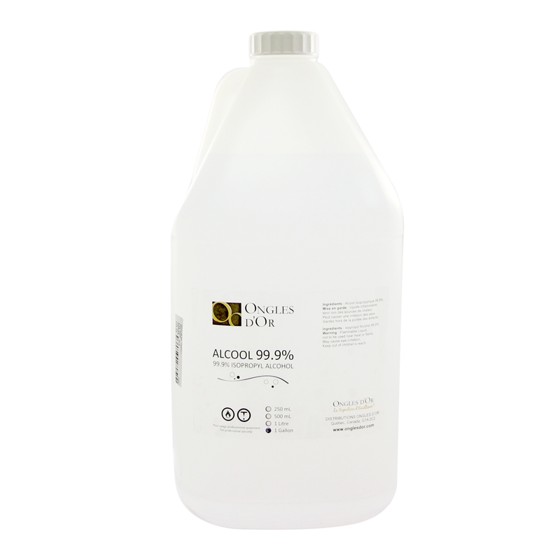 Alcool 99,9% (1 Gallon) - Nettoyant et désinfectant 
