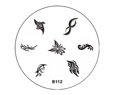Plaquette stamping tribal