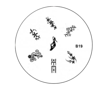 Stamping fleurs