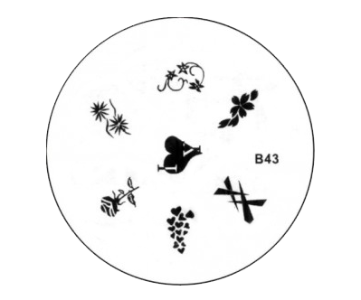Stamping Fleurs et Coeurs