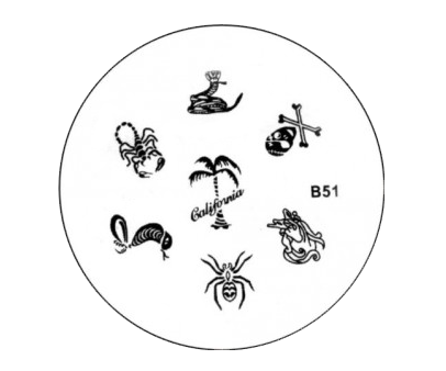 Stamping Animaux Dangereux serpent araignée scorpion