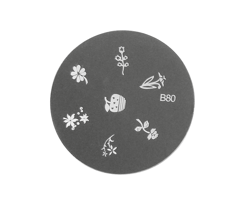 Stamping Fleurs et Pomme