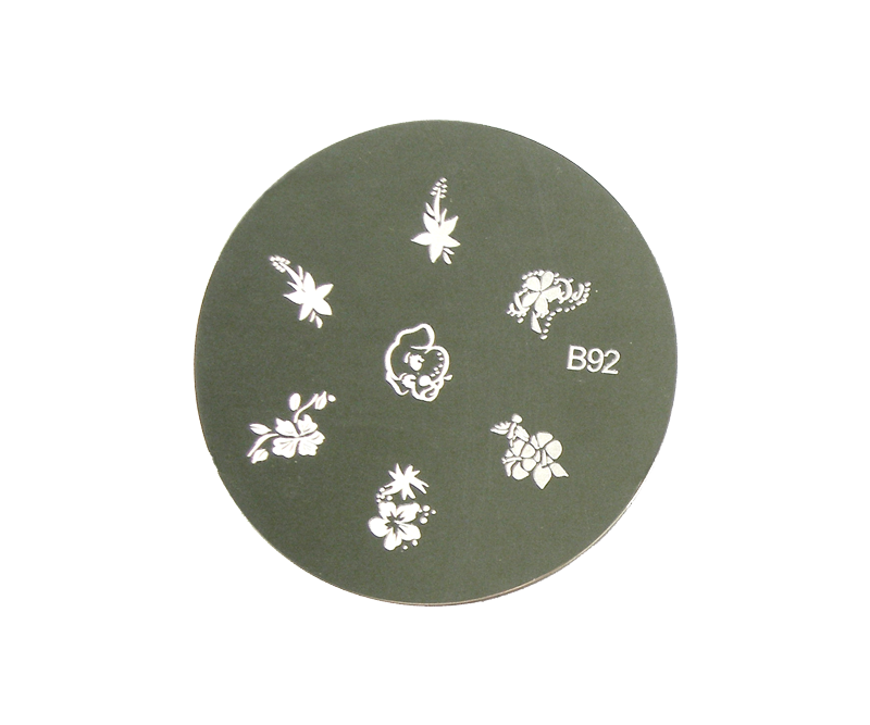 Stamping Fleurs et chien