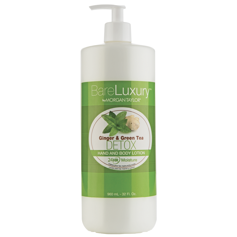 BareLuxury Detox Ginger & Green Tea Body Lotion 32oz