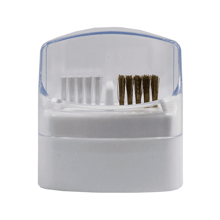 Boitier pour Embouts de Limes avec Brosse Nettoyante Blanc (30 emplacements)