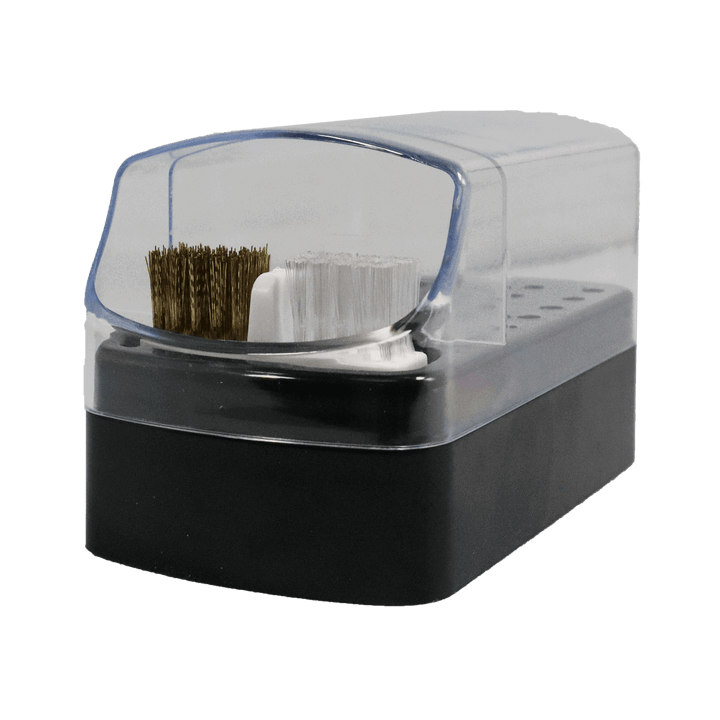 Rangement pour Embouts de Limes avec Brosse Nettoyante Noir