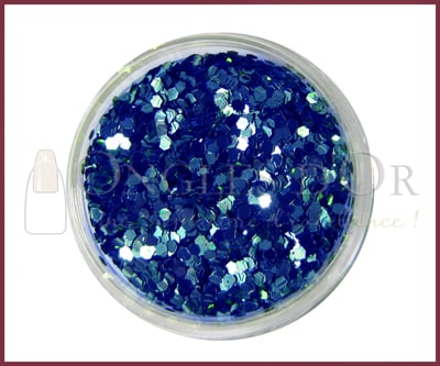 Brillant Hexagone Petit Bleu Royal