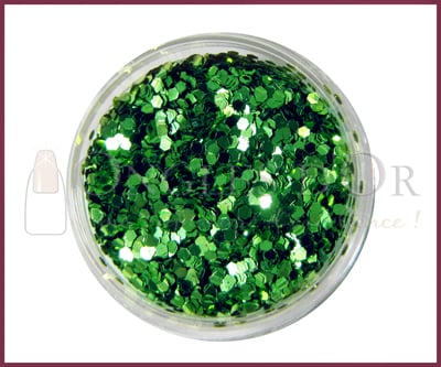 hexagone vert ongles