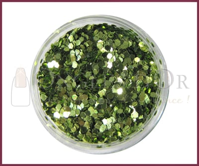 hexagone vert ongles