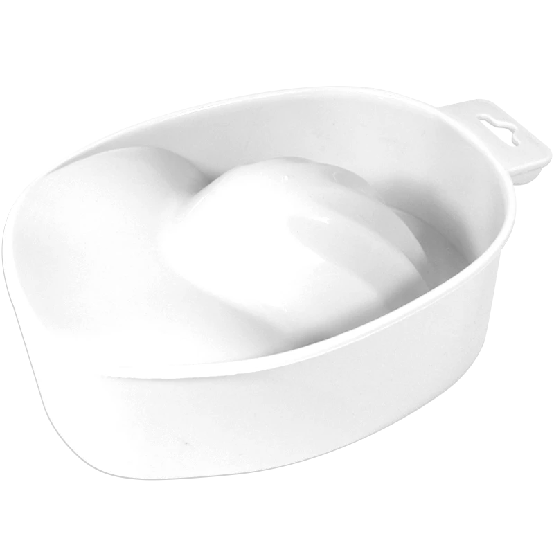 Bol à Manucure en Plastique Blanc