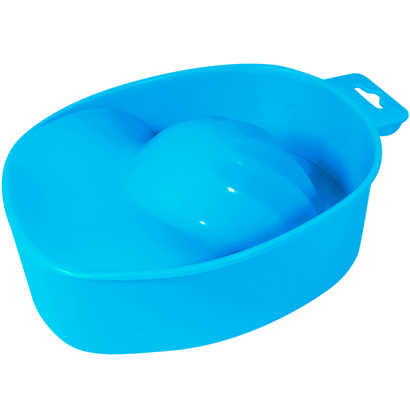Bol à manucure pour trempage bleu ciel