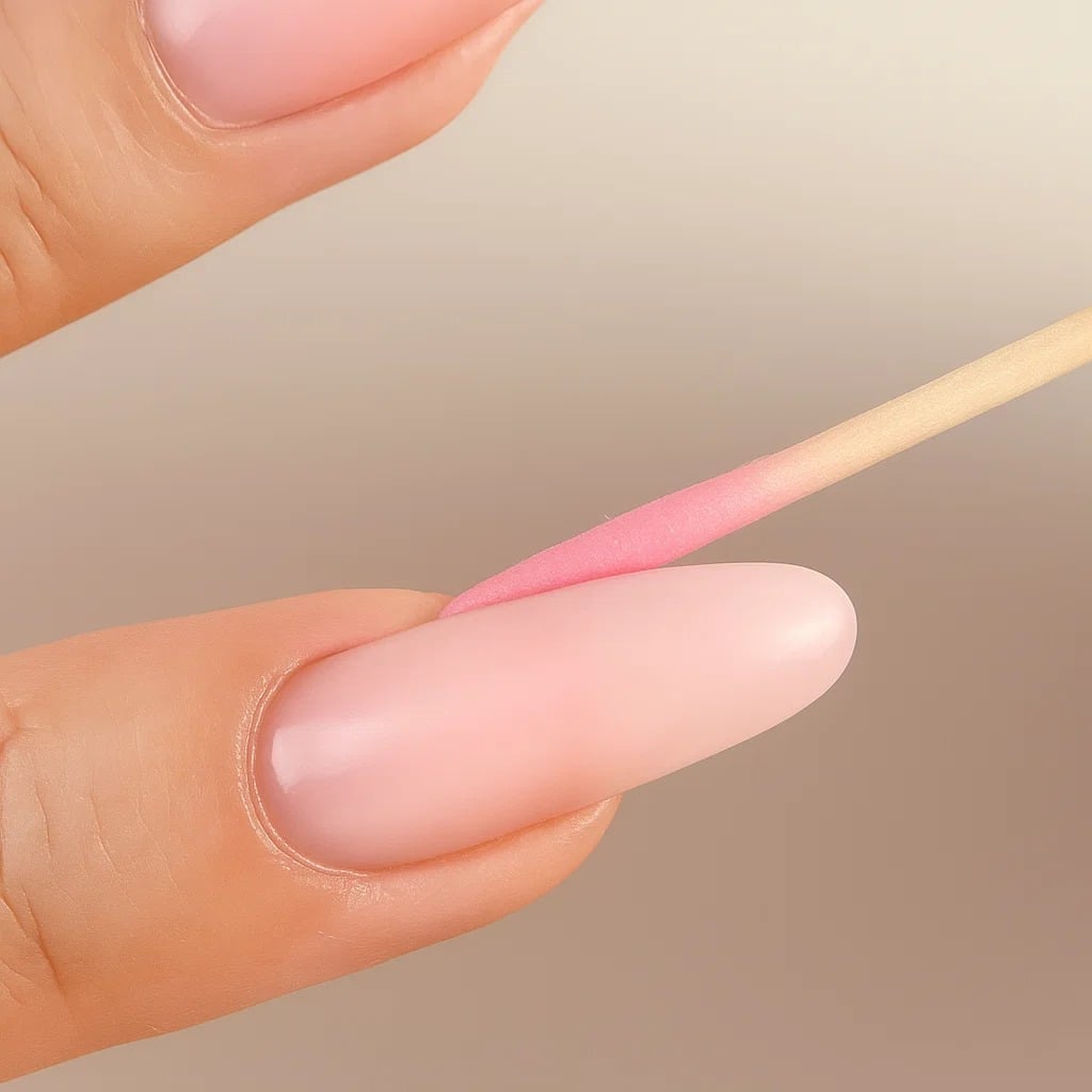 Nail Cleaning Swabs Fine Pink (100pcs)