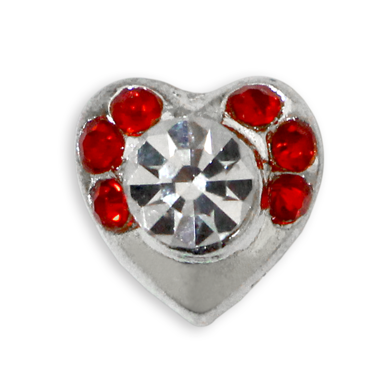 Bijou pour Ongles Coeur #185 Rouge