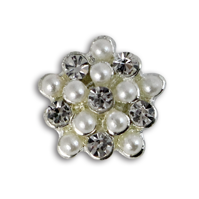 Bijou pour Ongles Fleur #30 Blanc