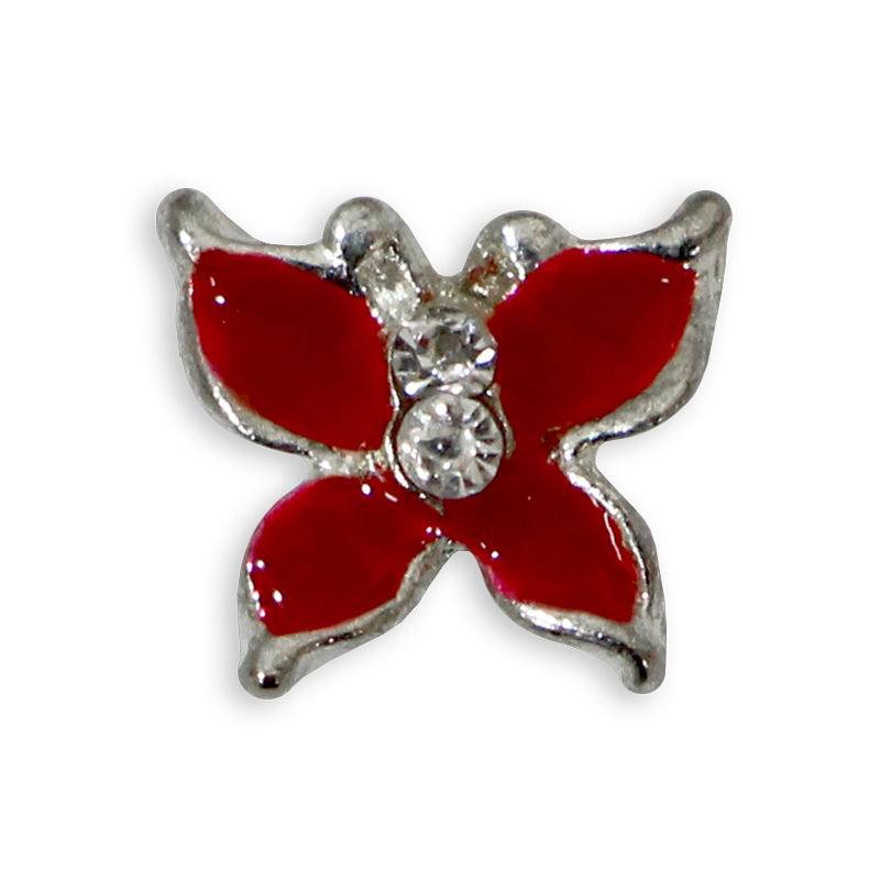 Bijou pour Ongles Papillon #75 Rouge