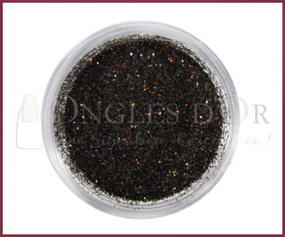 poudre holographique marron
