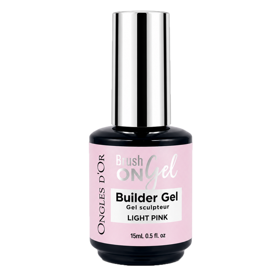 Brush On Gel Builder Gel Light Pink 15mL