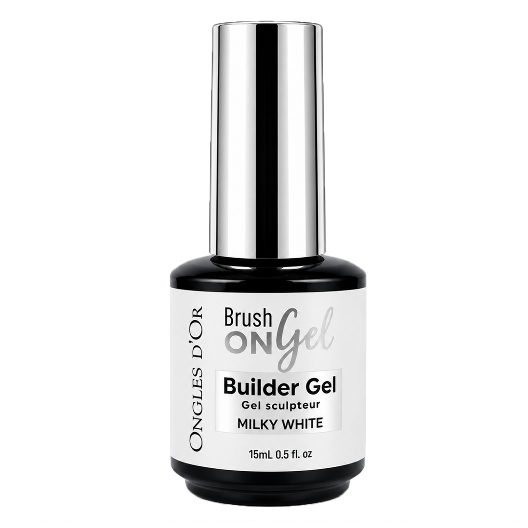 Brush On Gel Builder Gel Milky White 15mL