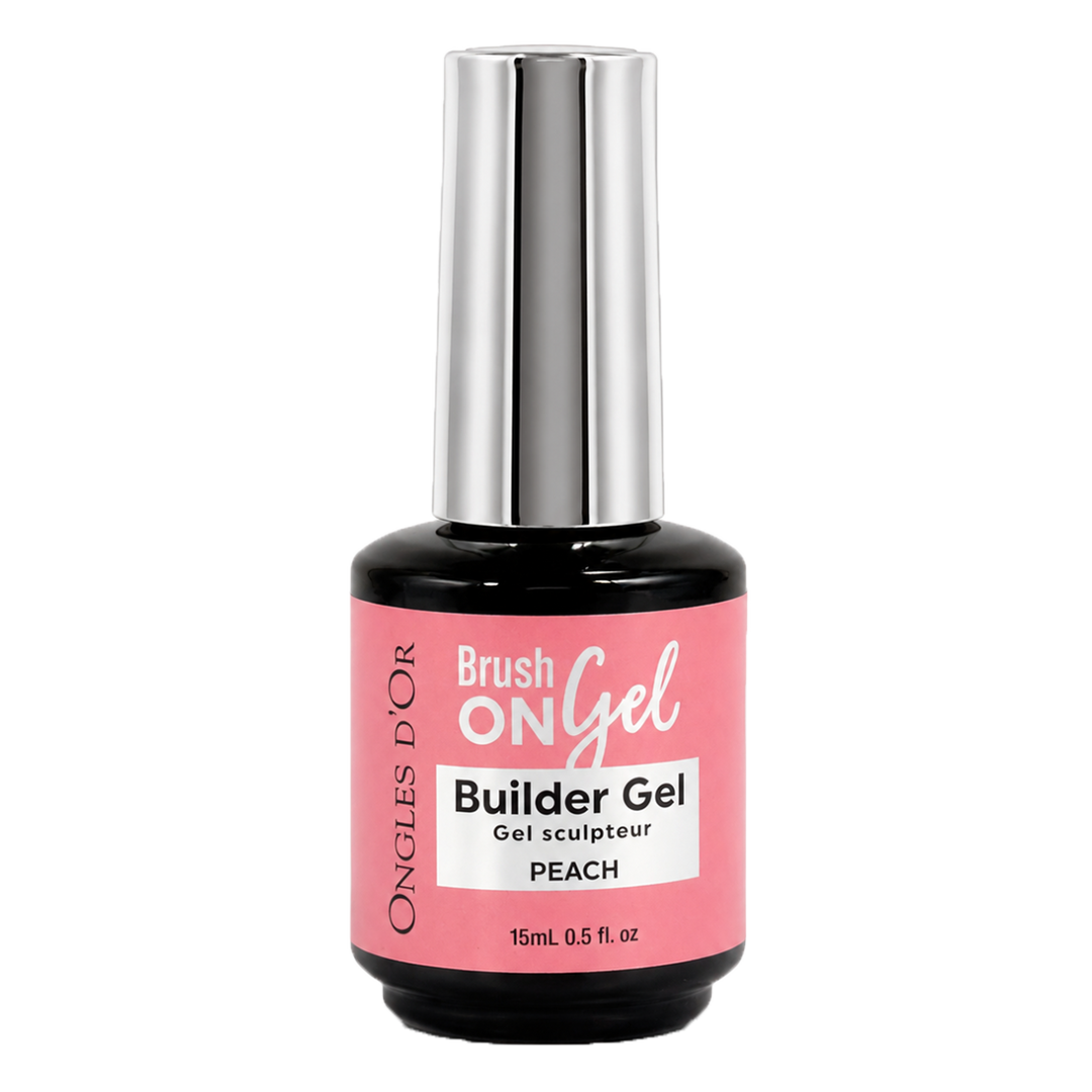 Brush On Gel Builder Gel Peach 15mL