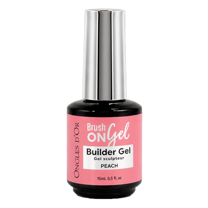 Brush On Gel Builder Gel Peach 15mL