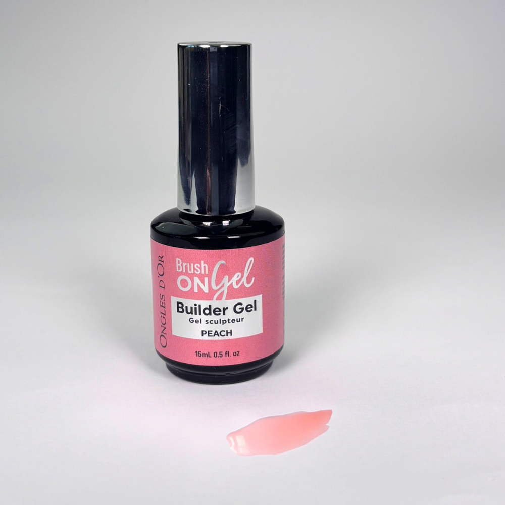 Brush On Gel Builder Gel Peach 15mL