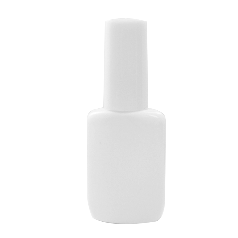 Bouteille Vide en Plastique avec Bouchon 15ml - Blanche