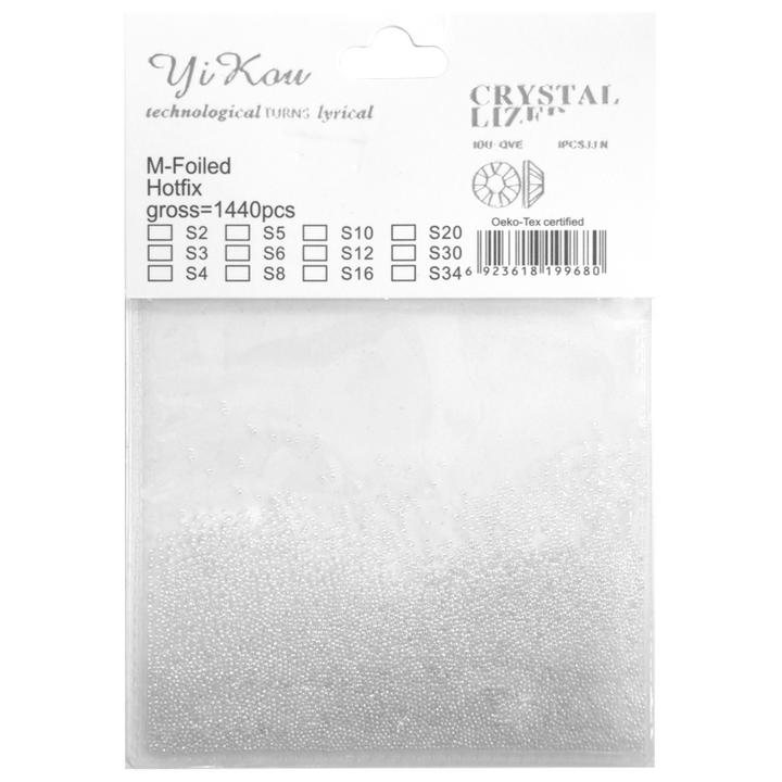 Clear Holographic Glass Beads (10g)
