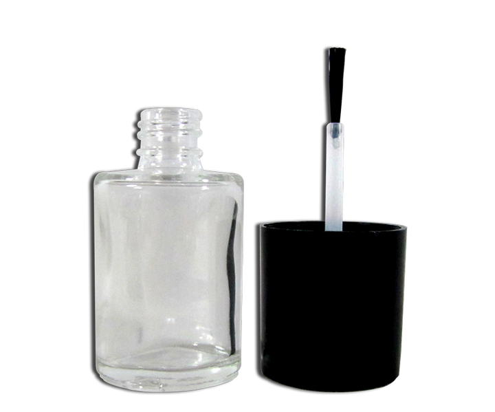 bouteille vernis à ongles vide avec pinceau