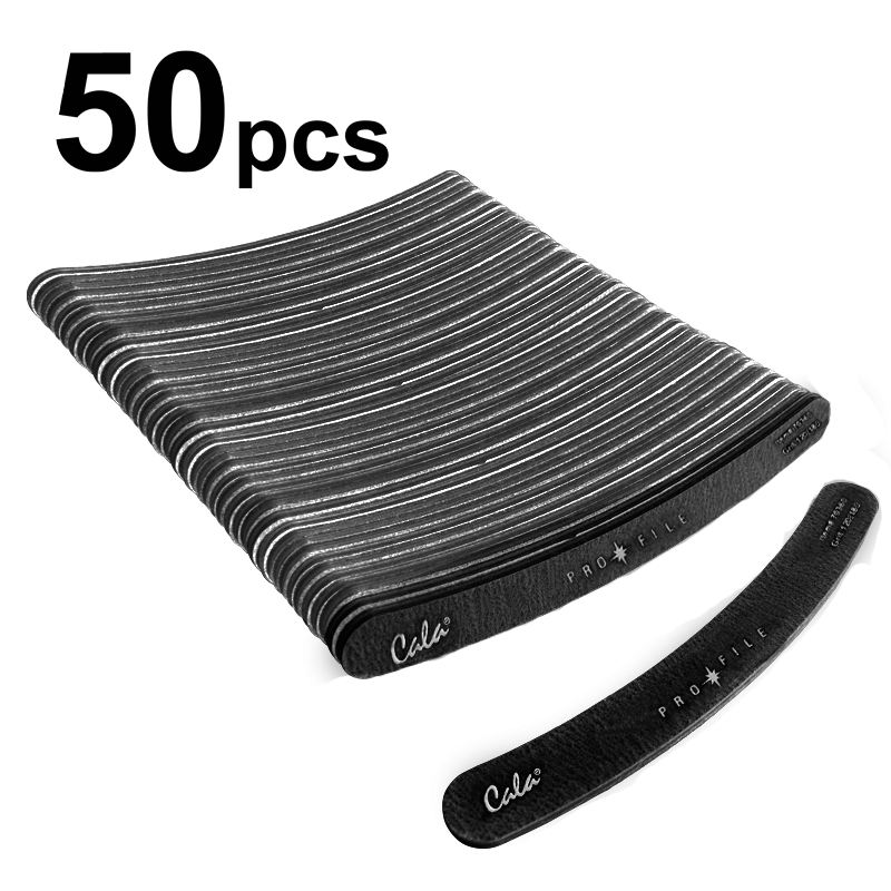 Cala Black Banana Nail File 120/180 - 50pcs