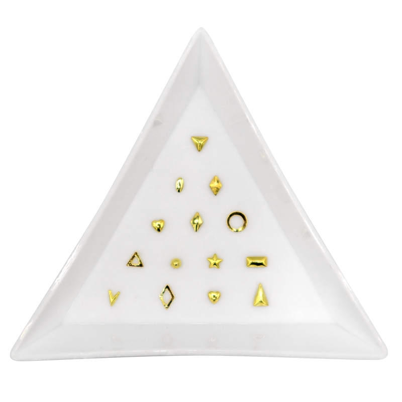 Decorative Metallic Studs - Gold  - Geometrical Shapes #2