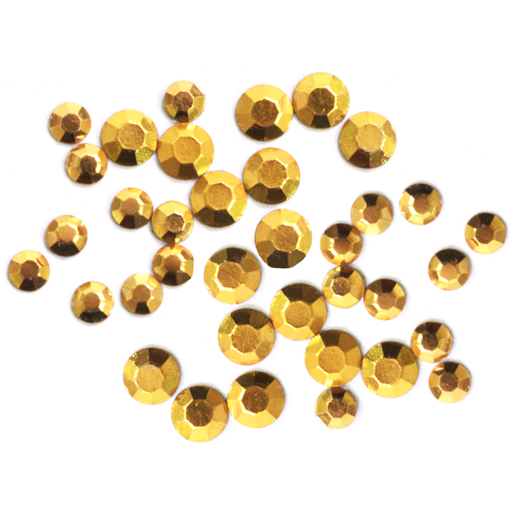 Decorative Metallic Shapes - Gold Stone