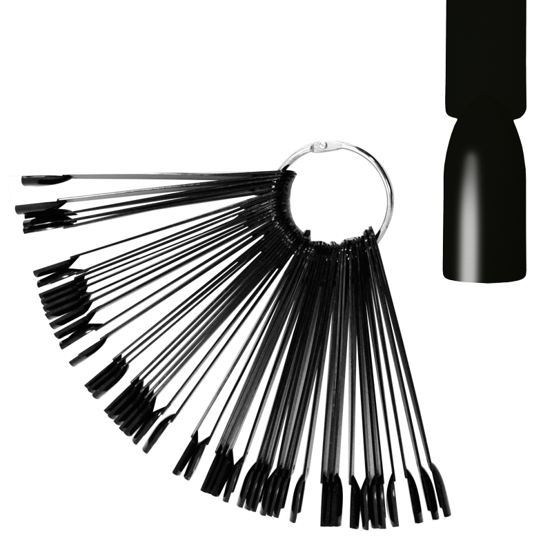 Charte de Couleur en Plastique Noir (50 unités)