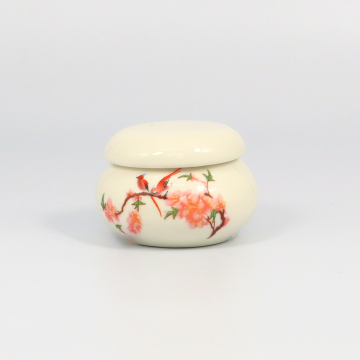 Round Ceramic Nail Cup for Acrylic Liquid White (47mm diam.)