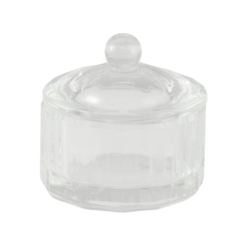 Contenant Cristal pour Poudre Rond Diamant