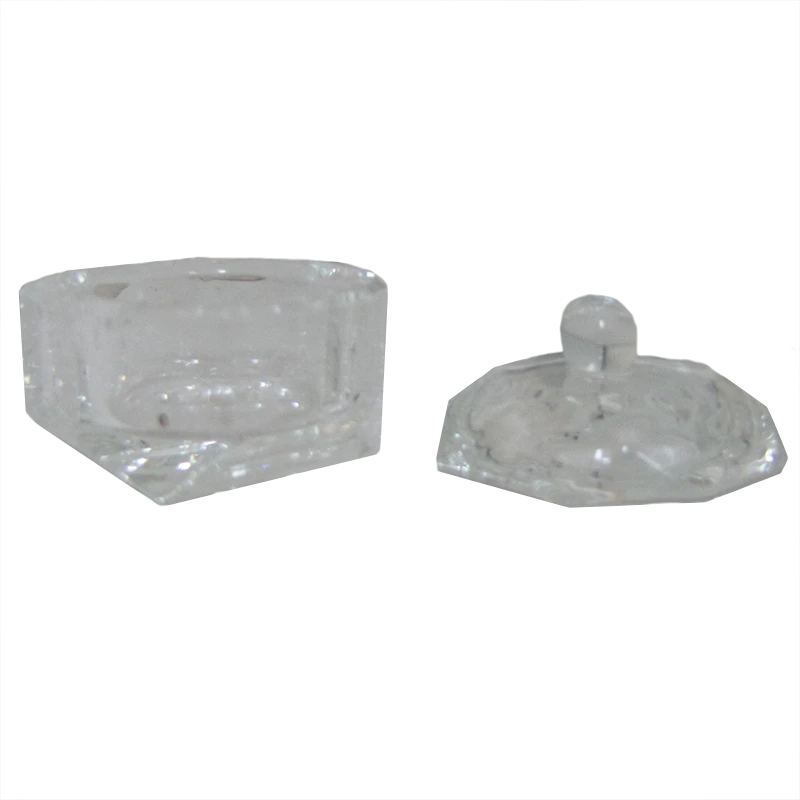 Contenant Cristal pour Poudre résine Rond Diamant 