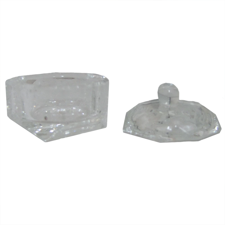 Contenant Cristal pour Poudre résine Rond Diamant 